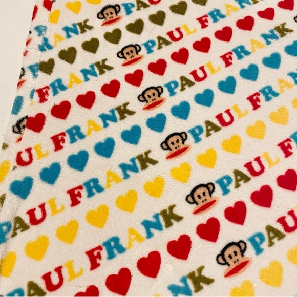 Paul Frank Small Paul Multicolor Patterned Baby Blanket 37” x 29” - Picture 3 of 16